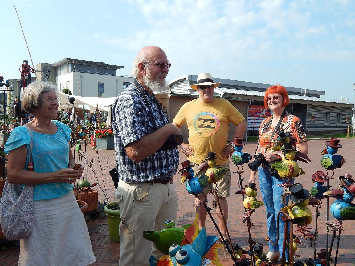 Louke( Frau von Henk) , Henk, Susanne und Volker ( Mann von Susanne )